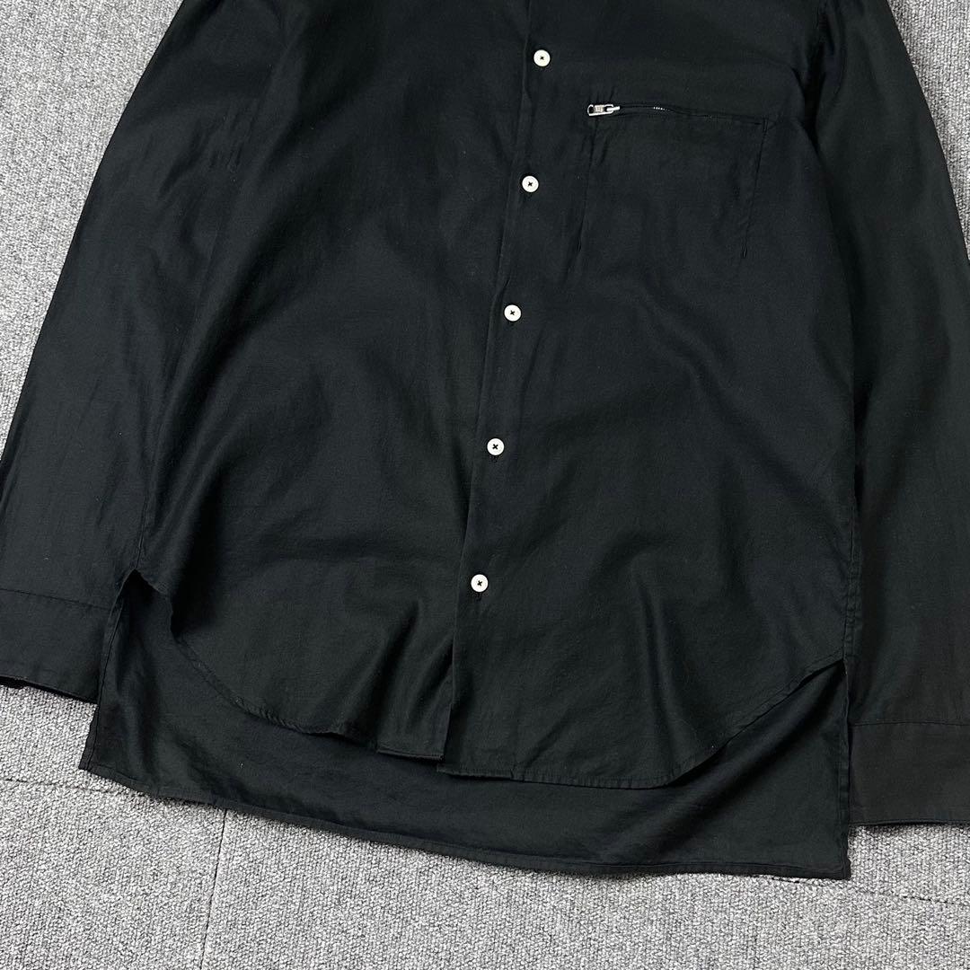 nonnative ノーカラーシャツ ブラック 黒 ノンネイティブ