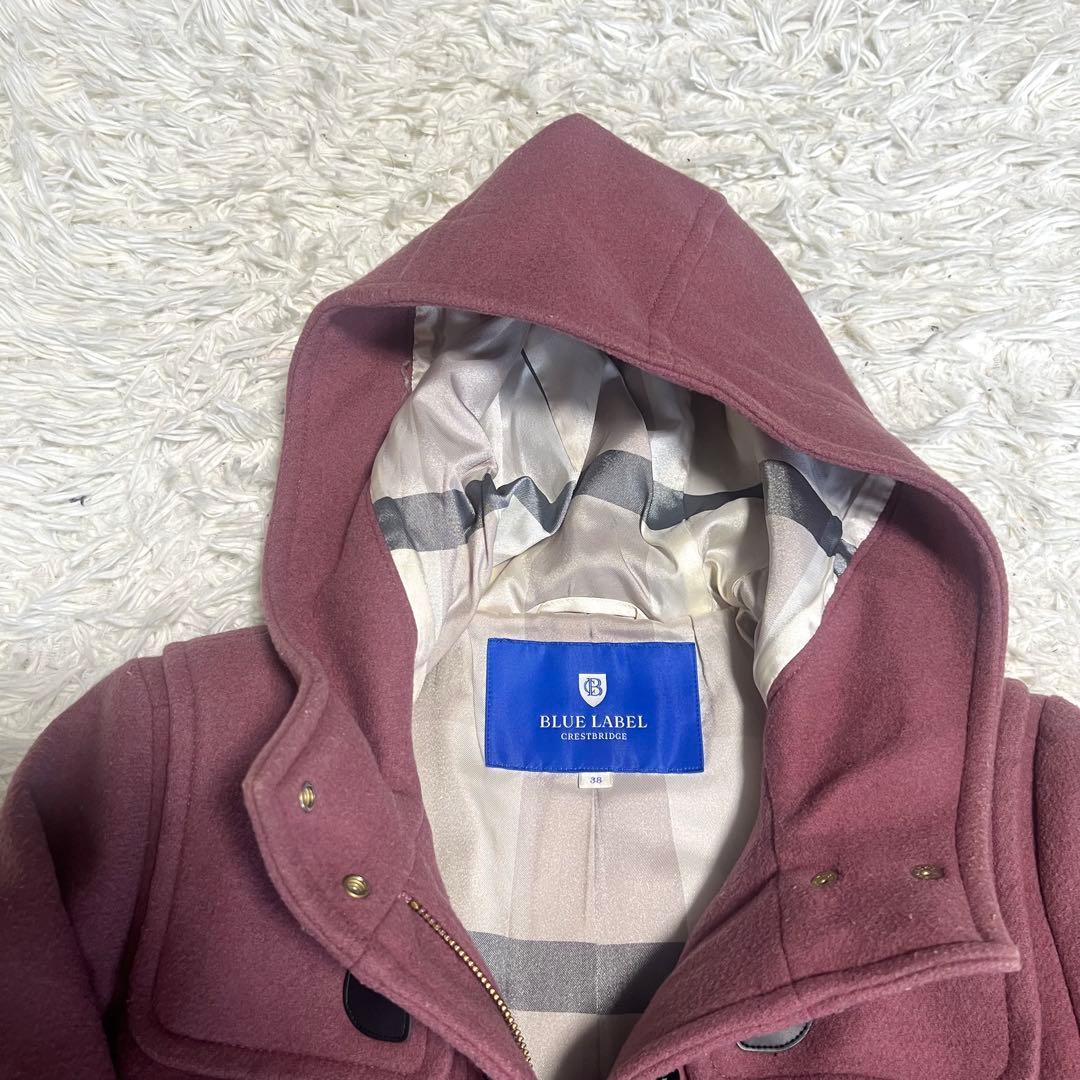 BLUE LABLE CRESTBRIDGE ダッフルコート　ピンクパープル
