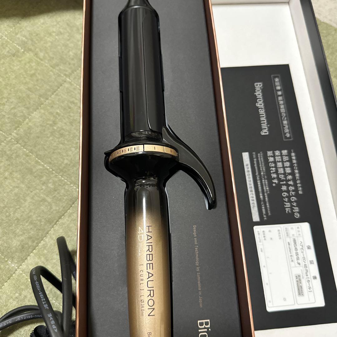 HAIRBEAURON 4DPlus カールヘアアイロン 34mm 美品