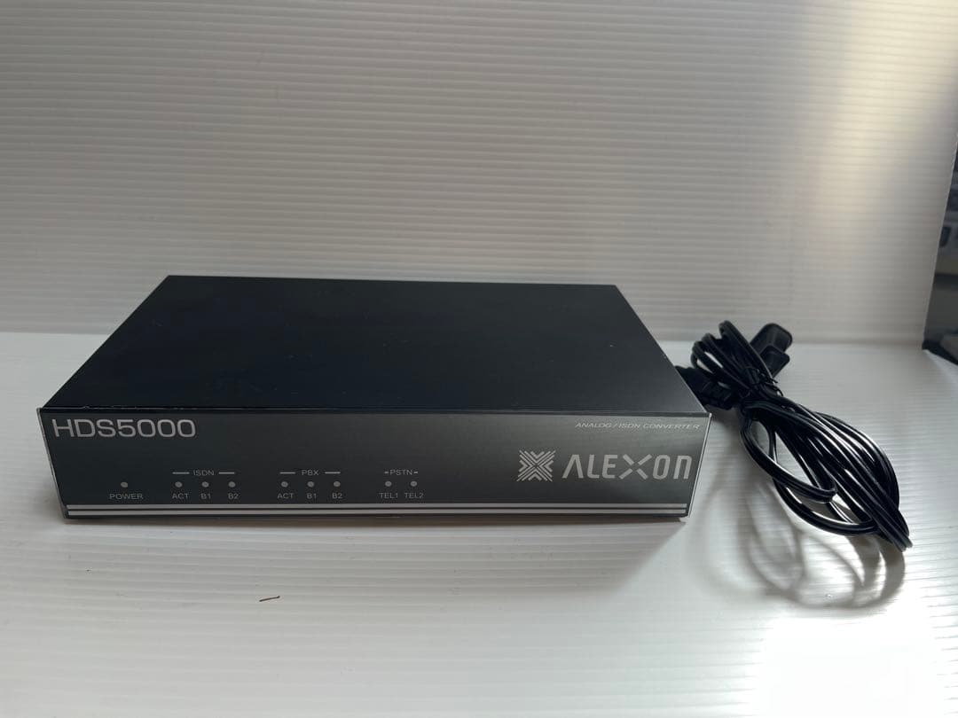 ALEXON HDS5000 アレクソン ひかり電話 収納 通電確認