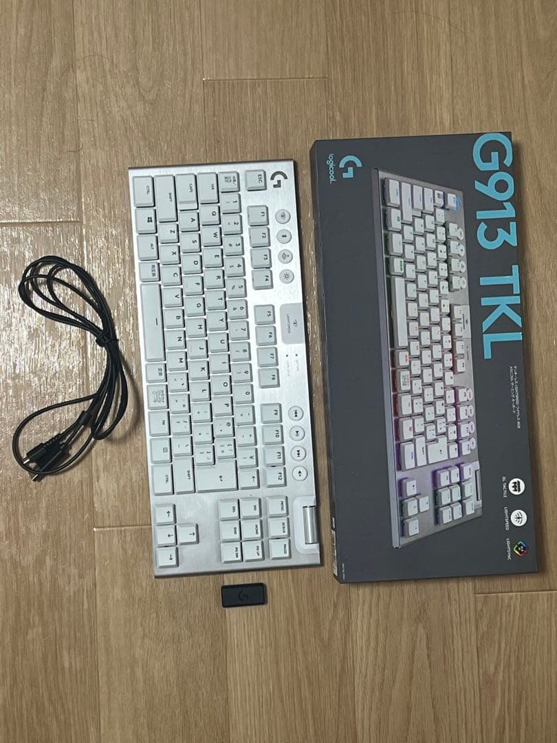 Logitech G913 TKL ホワイトキーボード