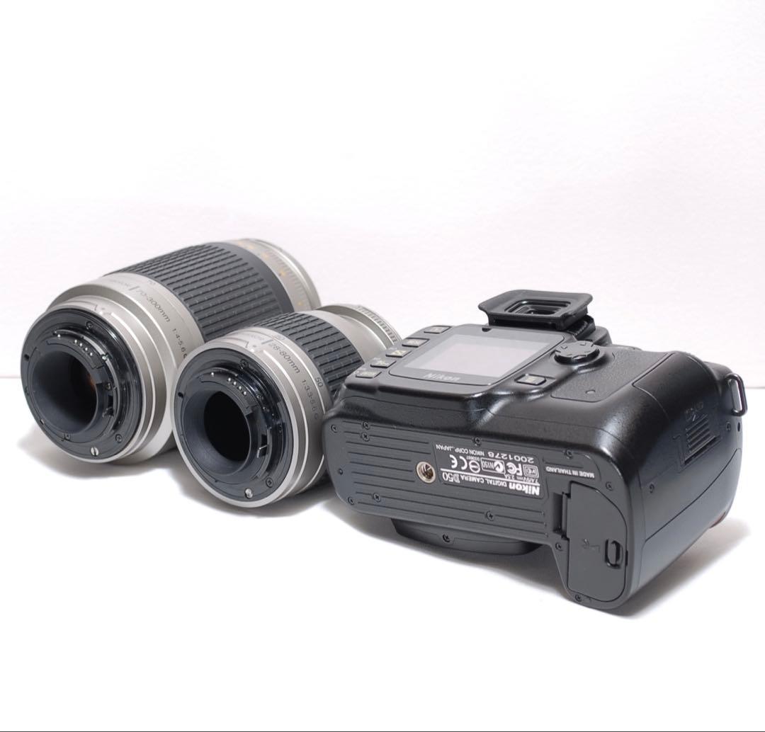 ✨スポーツ撮影OK✨Nikon D50✨ダブルレンズ✨超望遠レンズ✨希少モデル