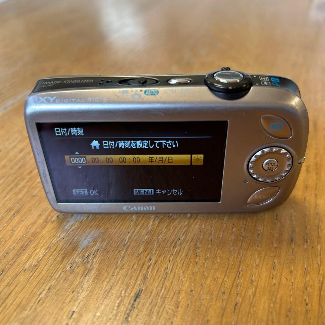 【ゴールド・箱説付】Canon IXY DIGITAL 510 IS デジカメ