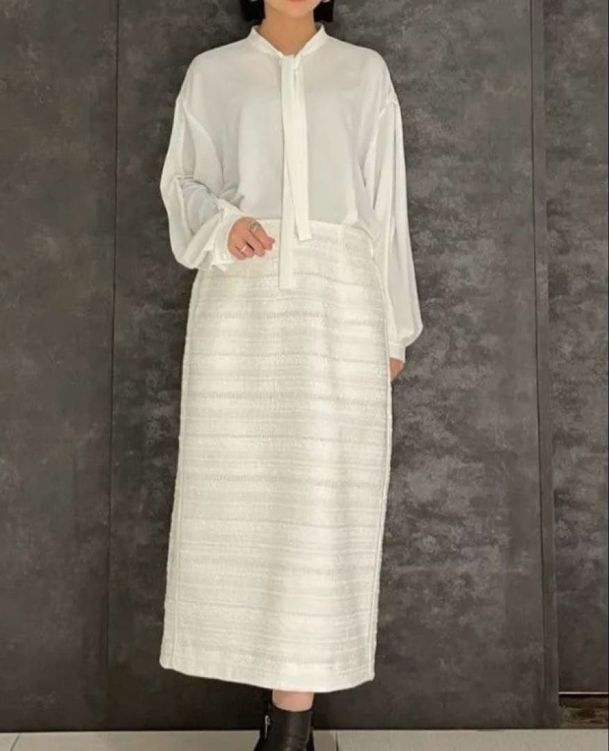 アドーア　ファンシーツィードワンピースADORE