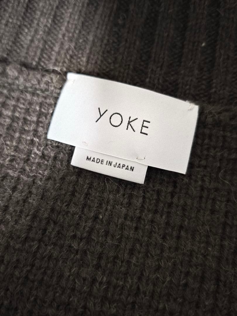 し*ょ様 YOKE ヨーク 5G MILANO RIB V-NECK KNIT
