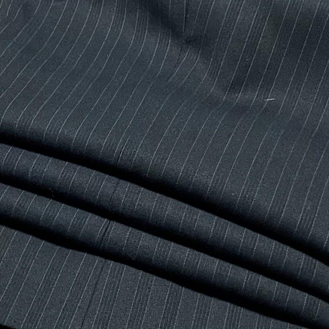 【INDIVI】美品インディヴィ 高級シルク ストレッチ ブーツカット ブラック