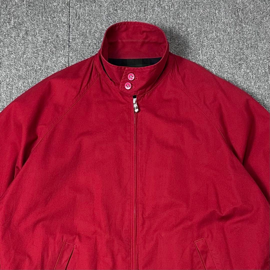 VAN JACKET ドリズラー ハリントンジャケット 赤 ビッグロゴ刺繍