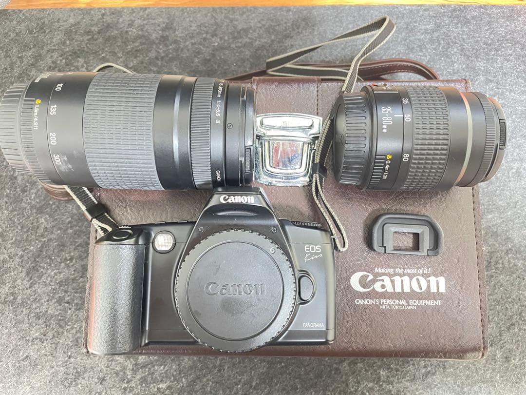 Canon EF35-80㎜ Ⅲ/EF75-300 Ⅱ/EOS kiss セット