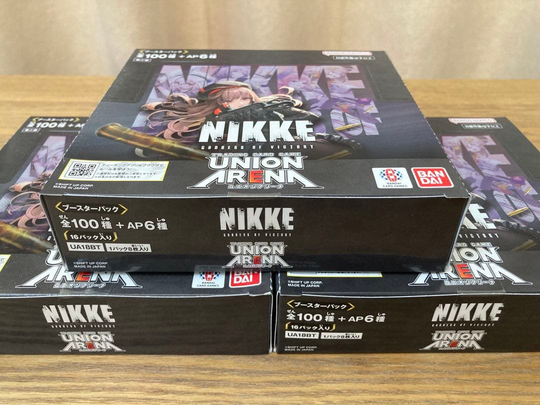 UNION ARENA ブースターパック 勝利の女神 NIKKE 3BOX