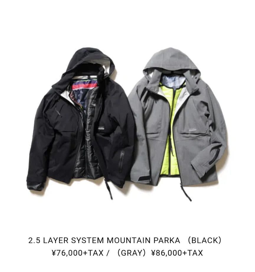 SOPHNET. × BURTON MOUNTAIN PARKA（Black）