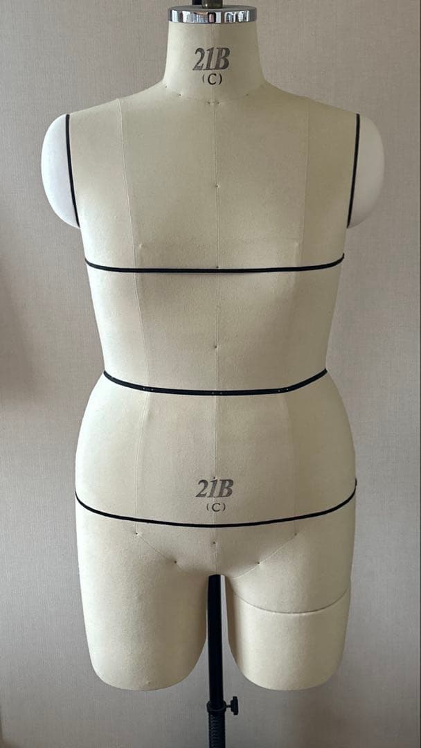 キイヤ21B マネキン トルソー 高さ調整可能