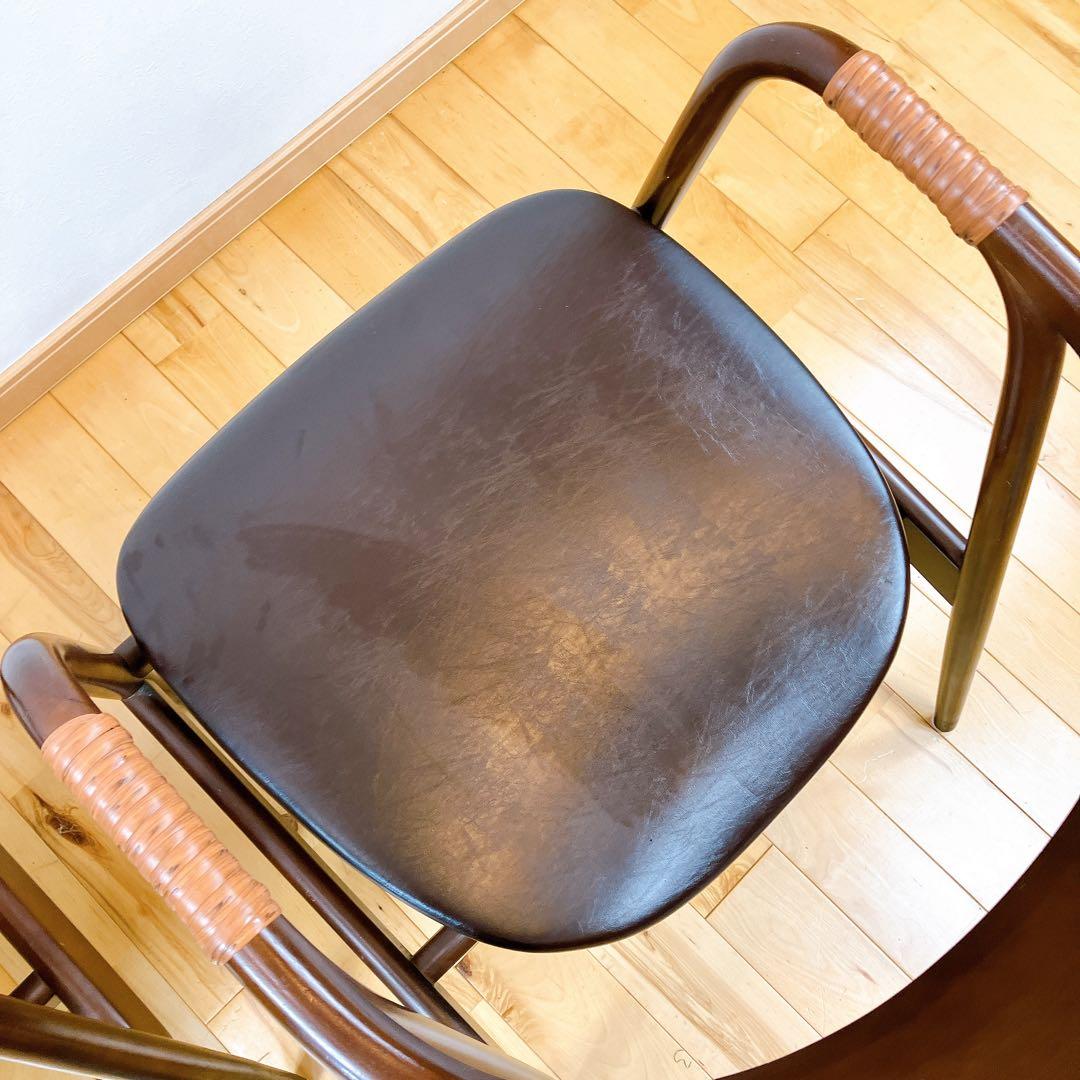 ジャパニーズモダン 飛騨産業 葭原基 ヴィンテージ アイガーチェア テーブル