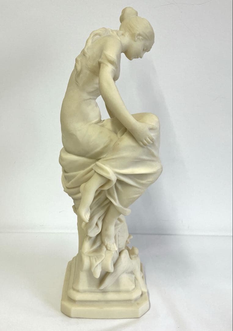 西洋アンティーク 彫刻 ヴィーナス像 女人像 石膏像 オブジェ 約50cm