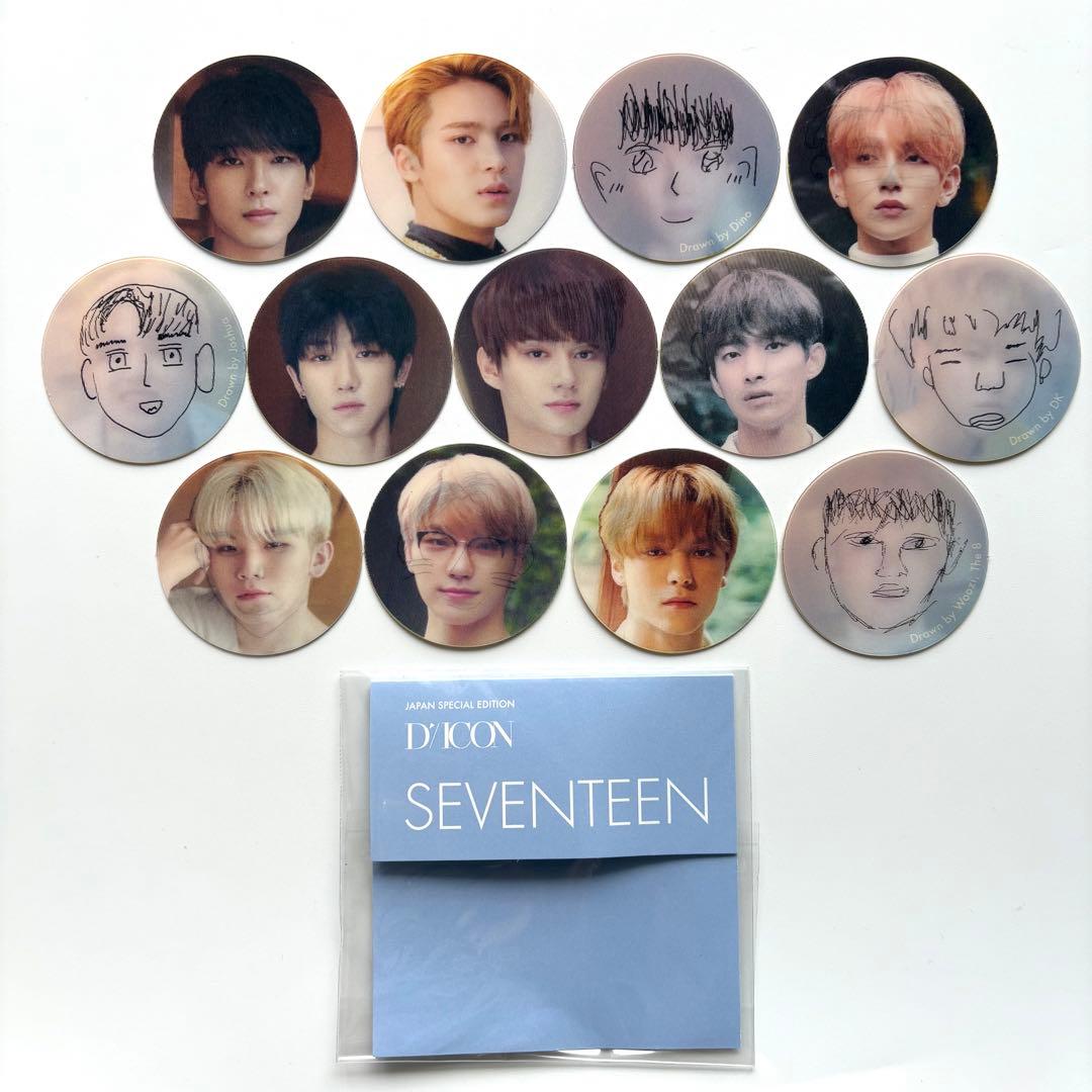 seventeen dicon IDEAL CUT トレカ　ステッカー　コンプ