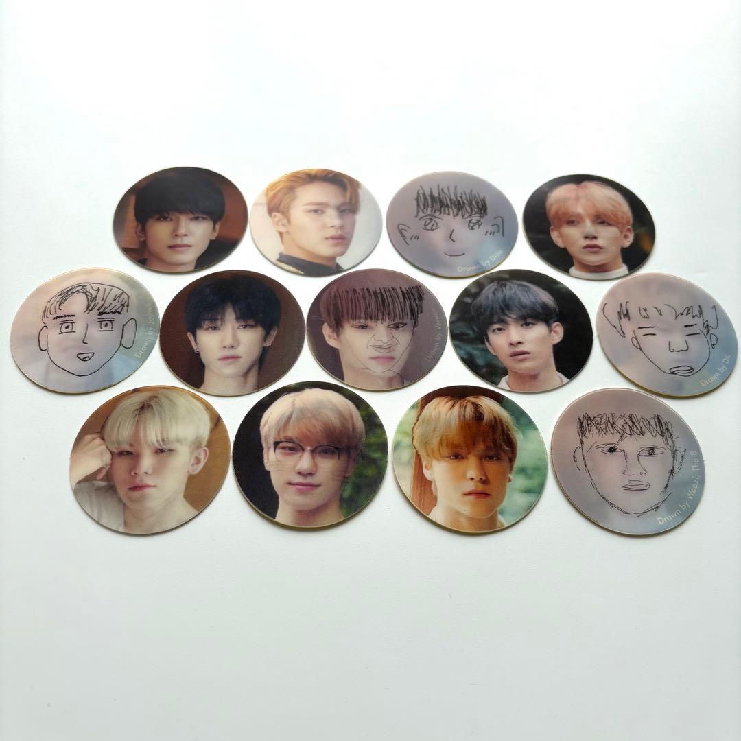 seventeen dicon IDEAL CUT トレカ　ステッカー　コンプ