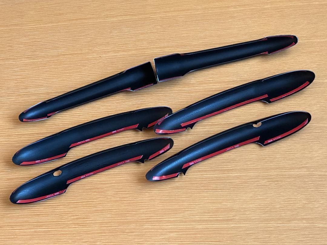 MINI F54 クラブマン用 ピアノブラック・ドアハンドルカバー　6個セット