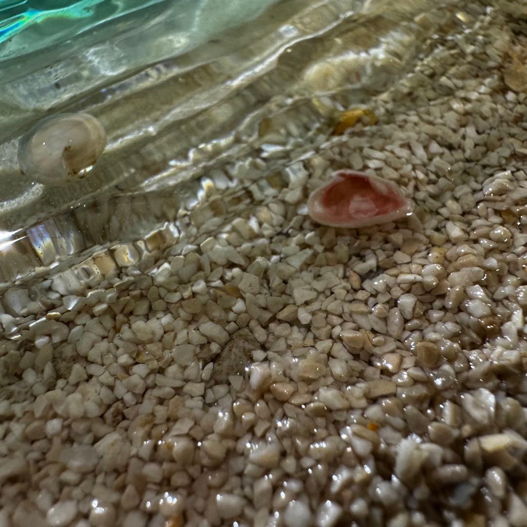 レジンアートオーシャンアート キラキラ波紋 沖縄 海20cmx20cm×2cm