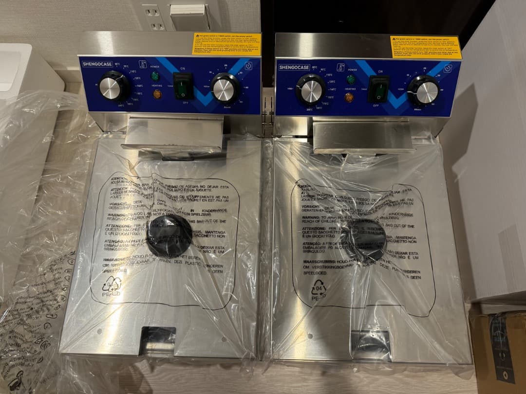 新品　電気フライヤー 20L 卓上フライヤー 揚げ物器 ミニフライヤー 揚げ物