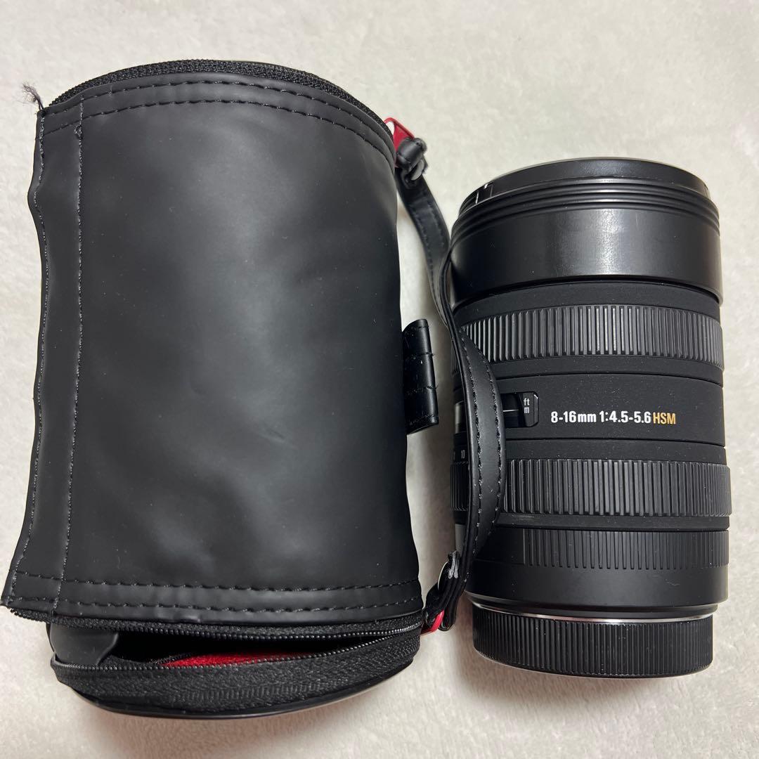 シグマ8-16mm キャノンEFレンズ