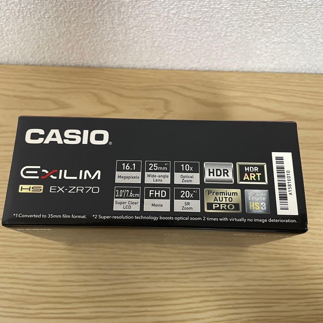 【美品】CASIO EXILIM EX-ZR70 イエロー