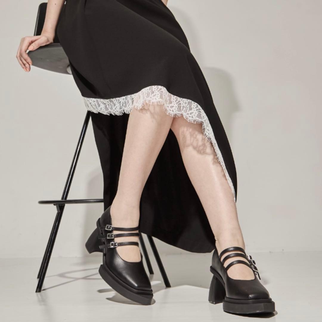 AKIKOAOKI ヒールシューズ パンプスMORIA BLACK