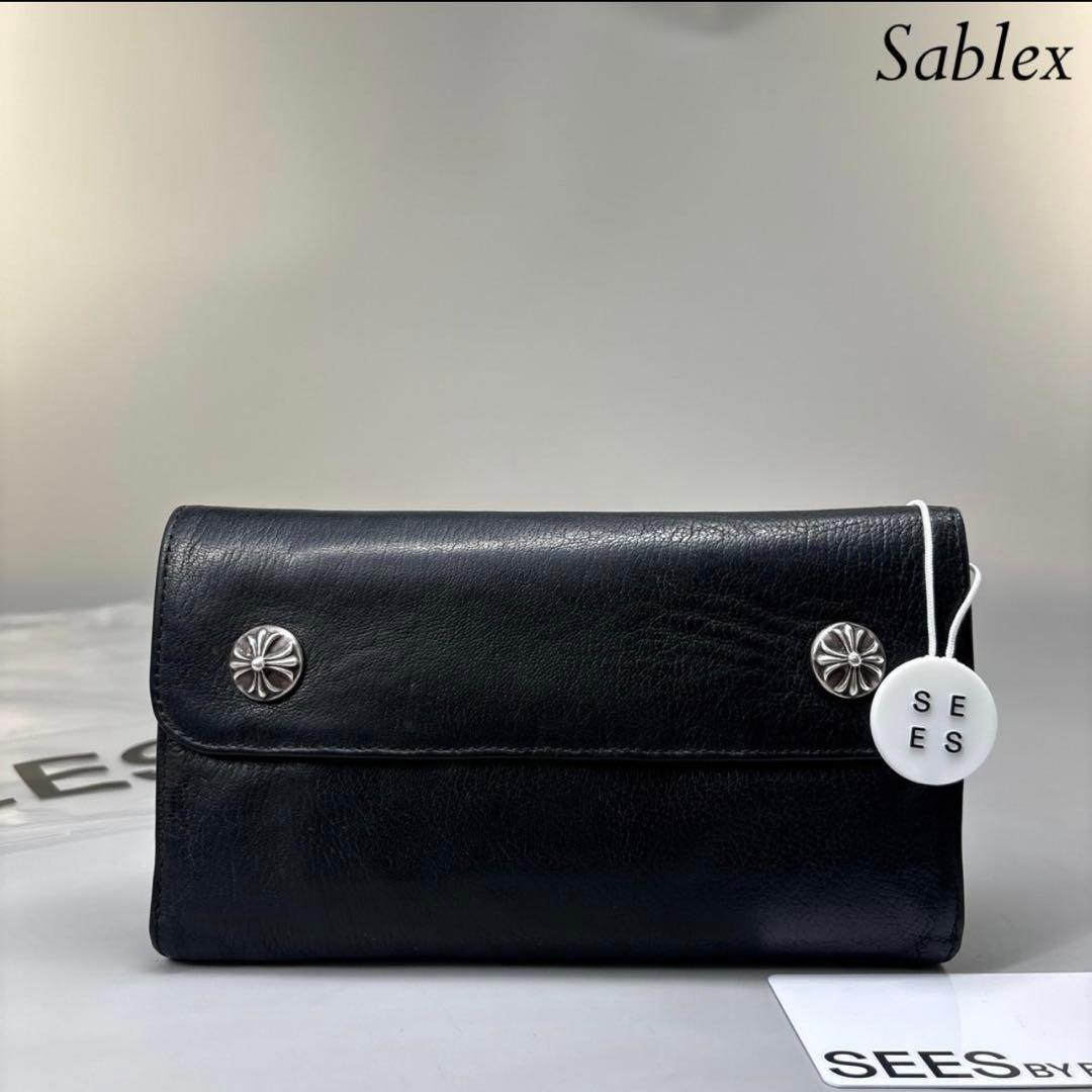 【即購入OK】※値下げ交渉あり クロムハーツ ブラックレザー 長財布