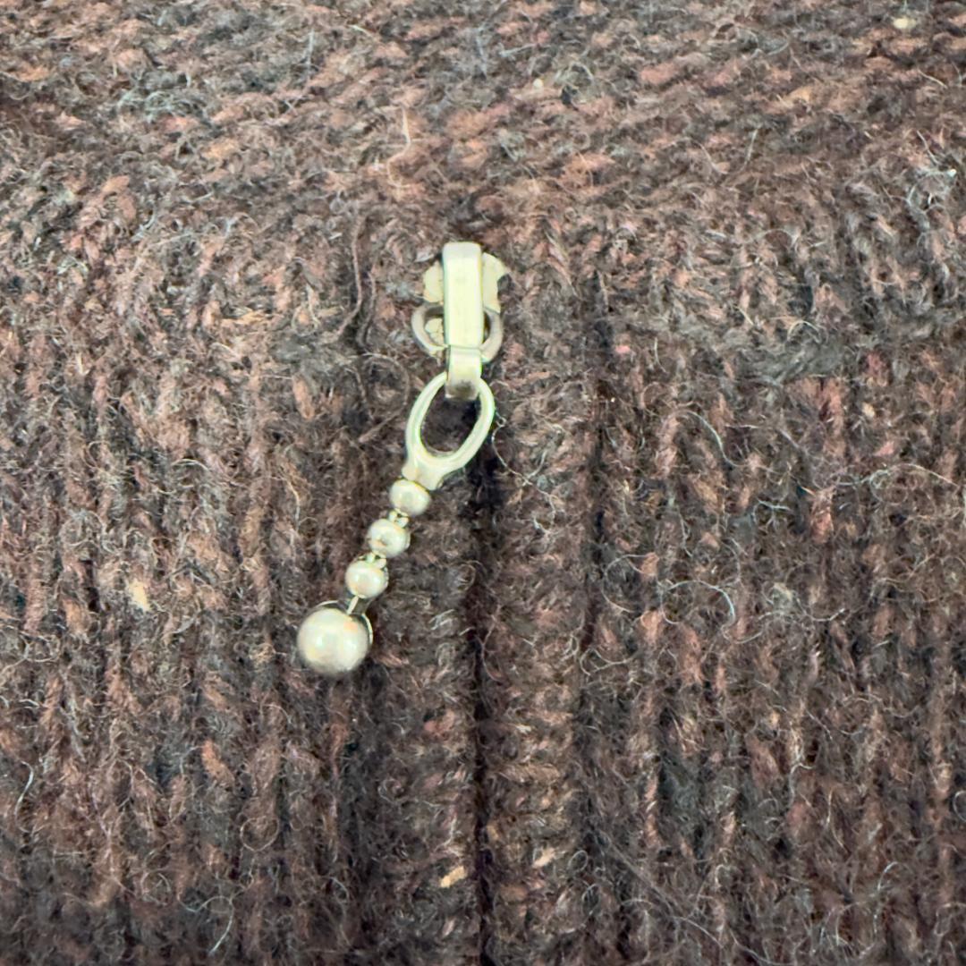 LL Bean ジップアップニット