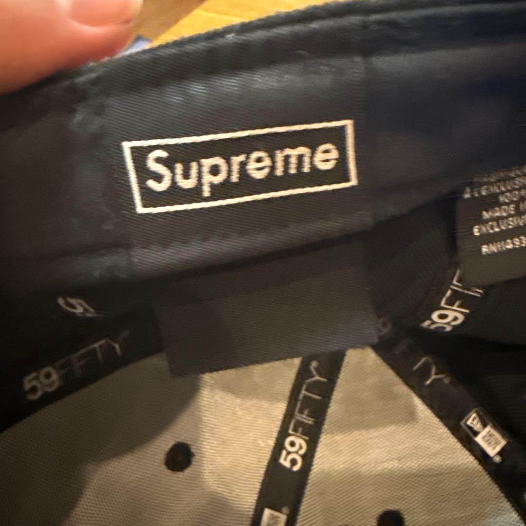 supreme キャップ Sつの ニューエラ