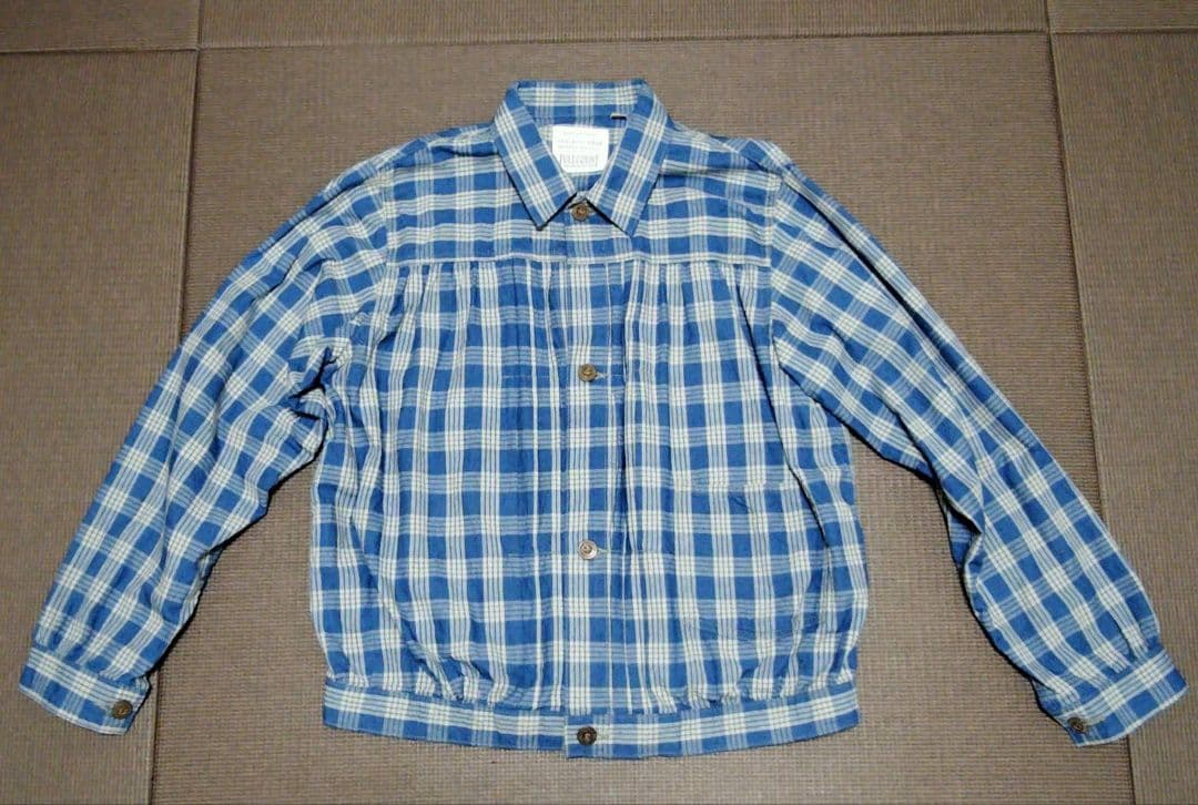 FULLCOUNTパラカチェックワークシャツサイズ38（M）