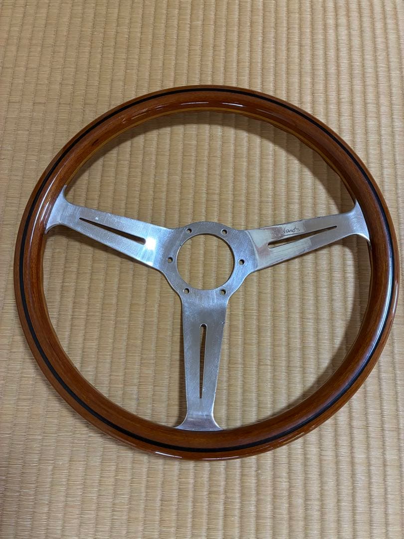 Nardi 3スポーク ステアリングクラシックウッド　36.5