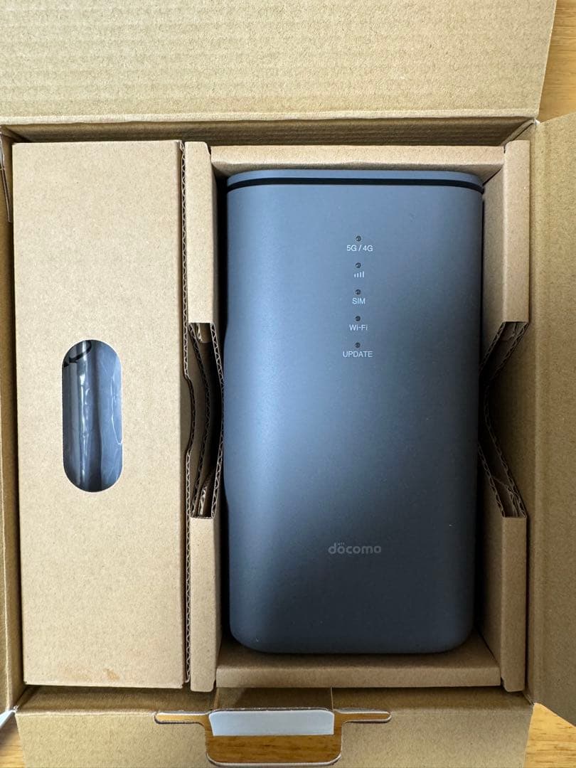 docomo ルーター グレー ACアダプター付き