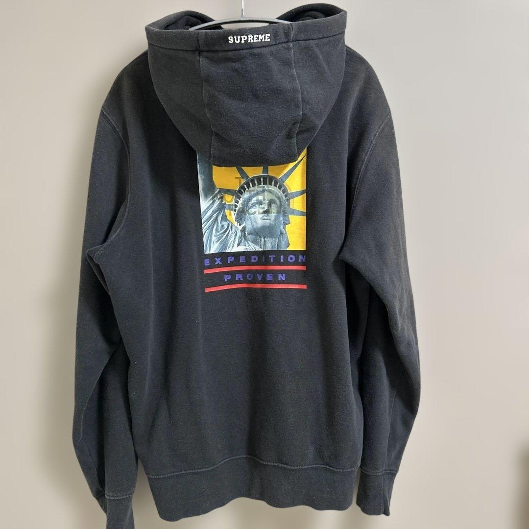 【希少】シュプリーム ノースフェイス 刺繍 コラボ パーカー 入手困難 M