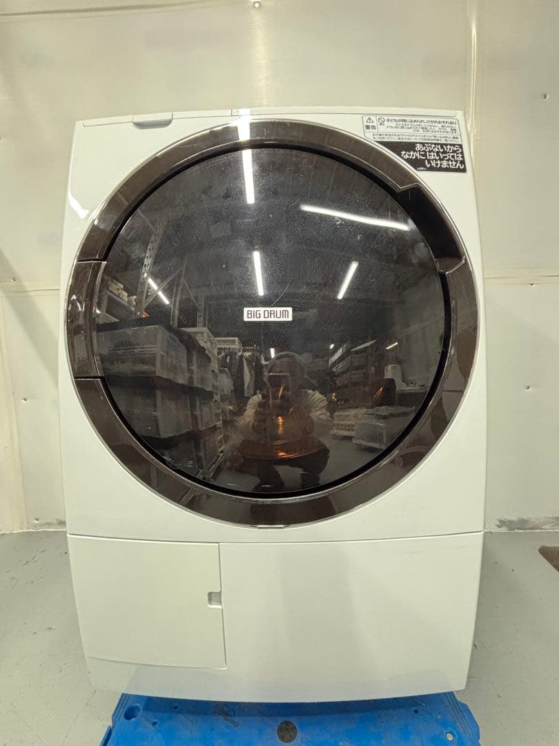 分解洗浄済み 2022年製 日立 ドラム式洗濯機 BD-SG100GL