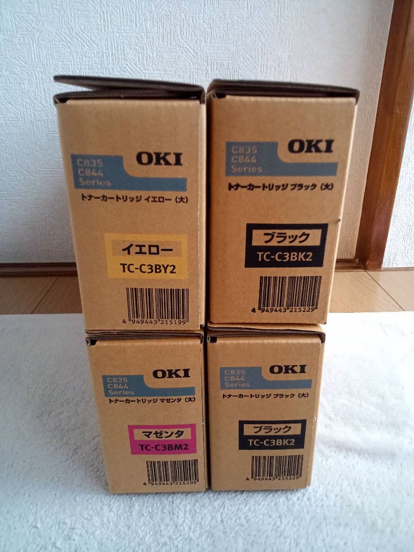 純正 TC-3BK2 TC-3BM2 TC-3BY2 トナーカートリッジ4本