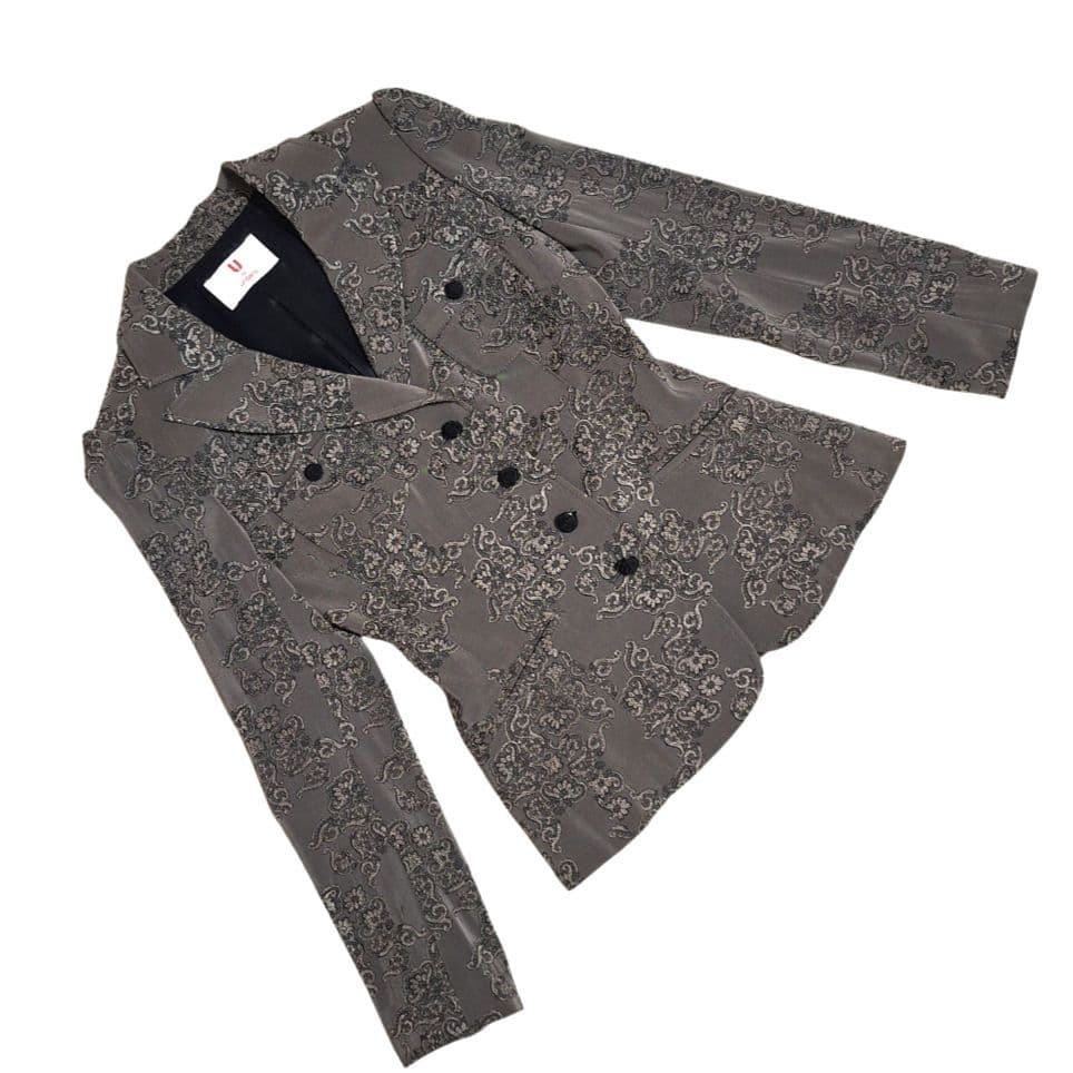 ユーバイウンガロ　パンツスーツ　ジャケット　ペイズリー　日本製