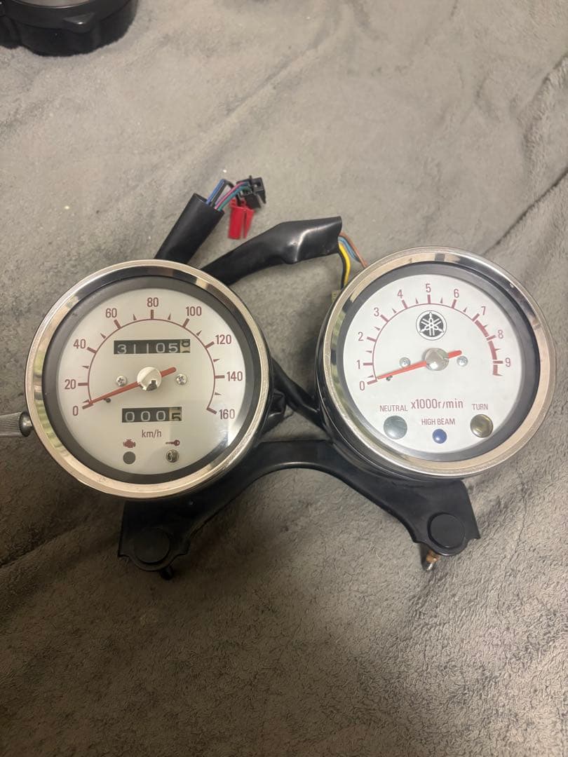 SR400 純正メーターキャブ車1JR