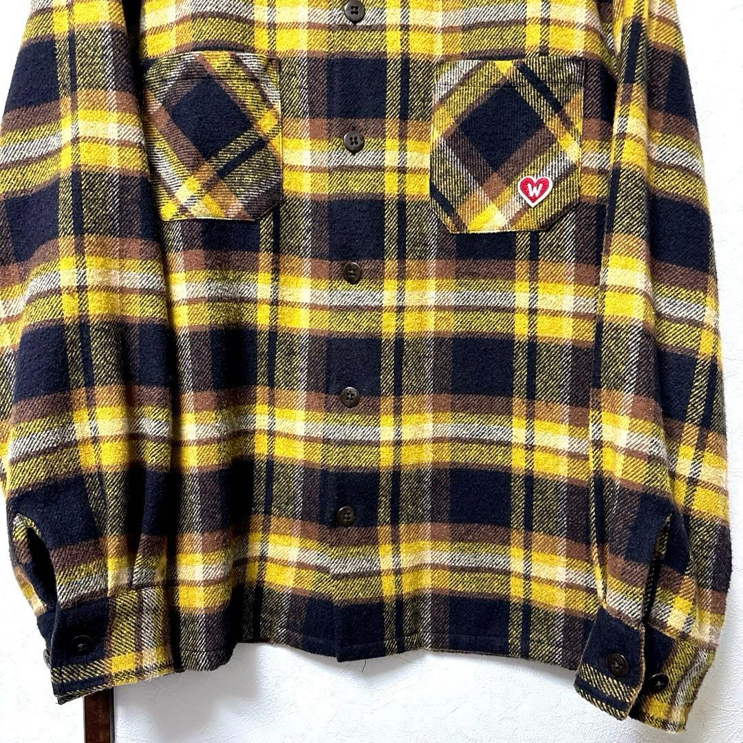 極上カラー & 良サイズ WEIRDO ヘビーネルシャツ