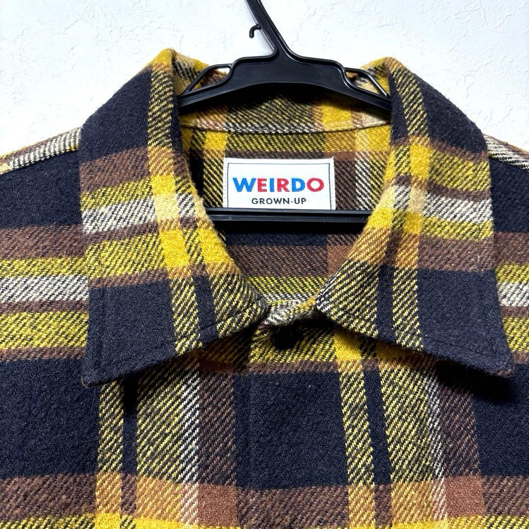 極上カラー & 良サイズ WEIRDO ヘビーネルシャツ
