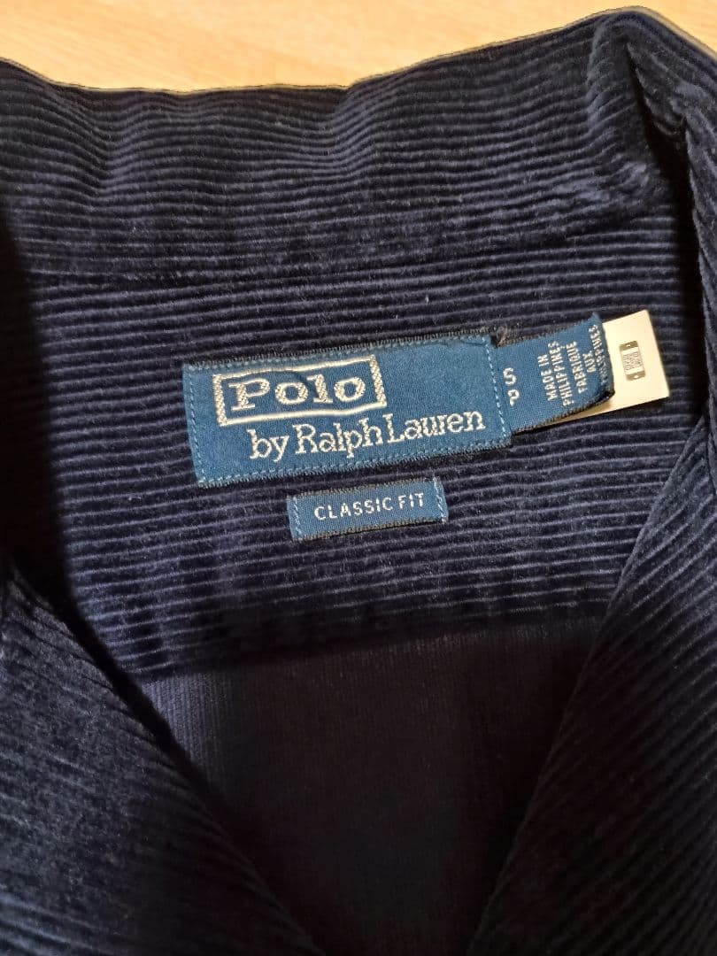 Polo by Ralph Lauren ネイビー コーデュロイ シャツ S
