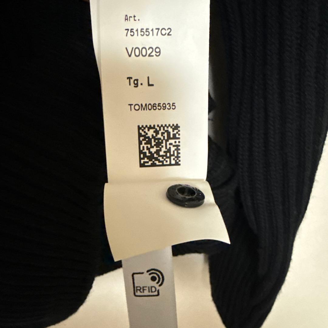 【ほぼ新品】STONE  ストーンアイランド クルーネックリブニット