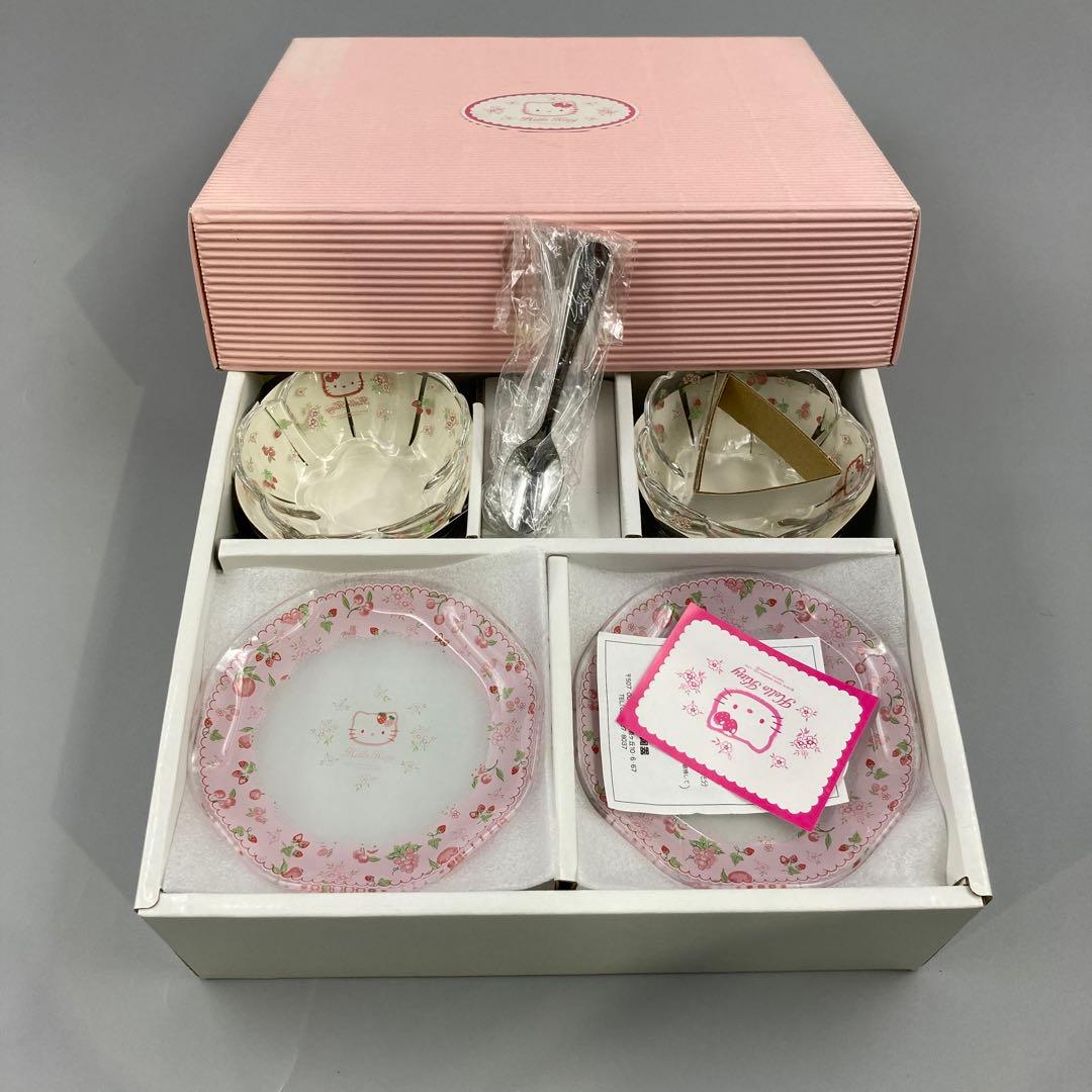 ★サンリオ ハローキティ フルーツキティ ミニデザートセット 元箱付