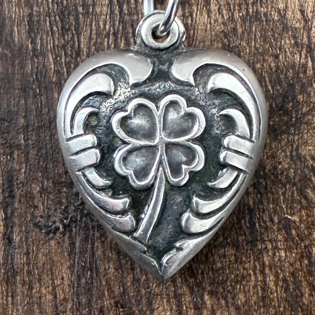 スウィートハートジュエリー クローバー 四つ葉 シルバー ヴィンテージネックレス