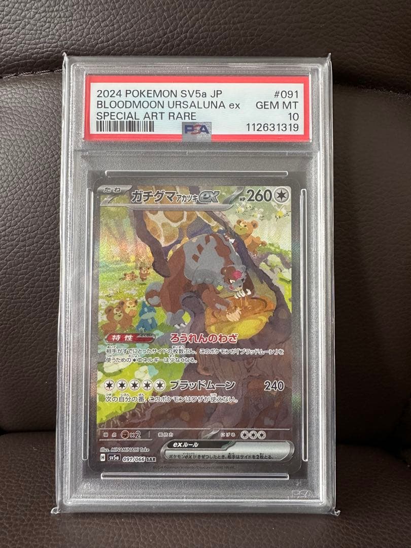 ガチグマ アカツキex SAR PSA10