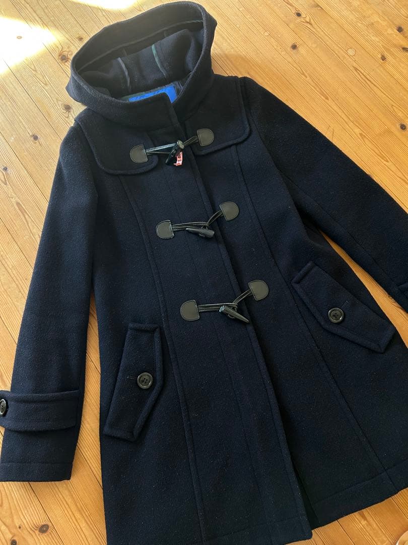 BLUE LABEL CRESTBRIDGE ネイビー ダッフルコート 36