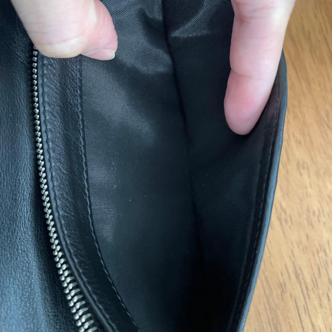 ChristianDior ディオール財布メンズブラックレザー長財布