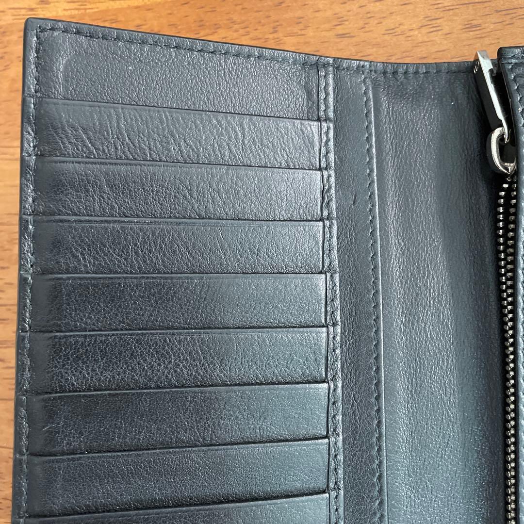 ChristianDior ディオール財布メンズブラックレザー長財布