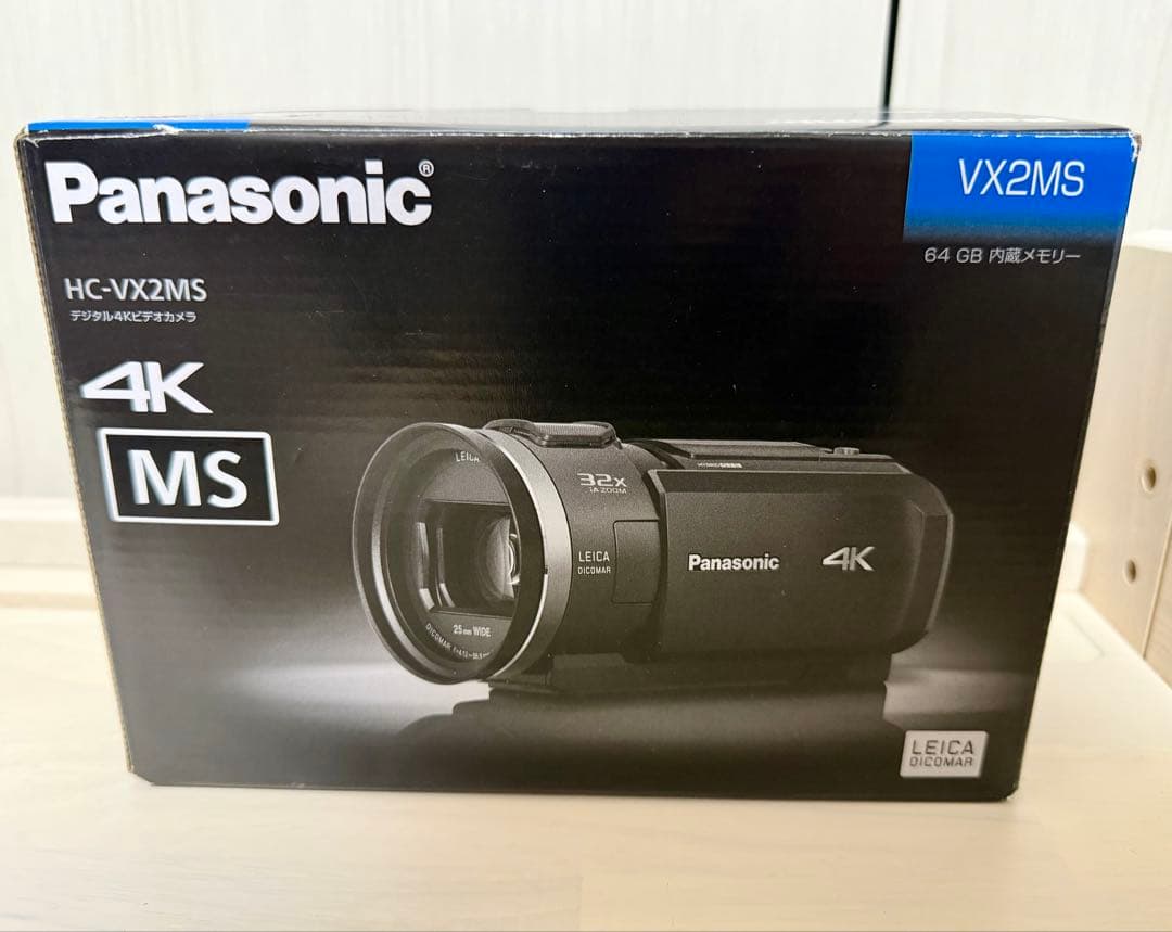 Panasonic HC-VX2MS 4Kビデオカメラ 本体