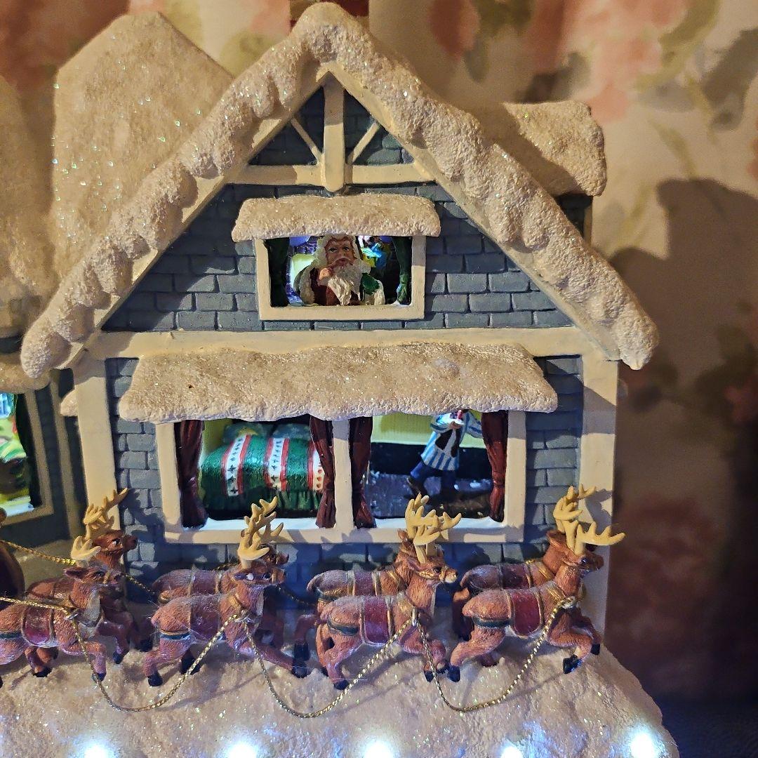 【美品稼働確認】トーマス・キンケード　クリスマス　ジオラマ　オーナメント