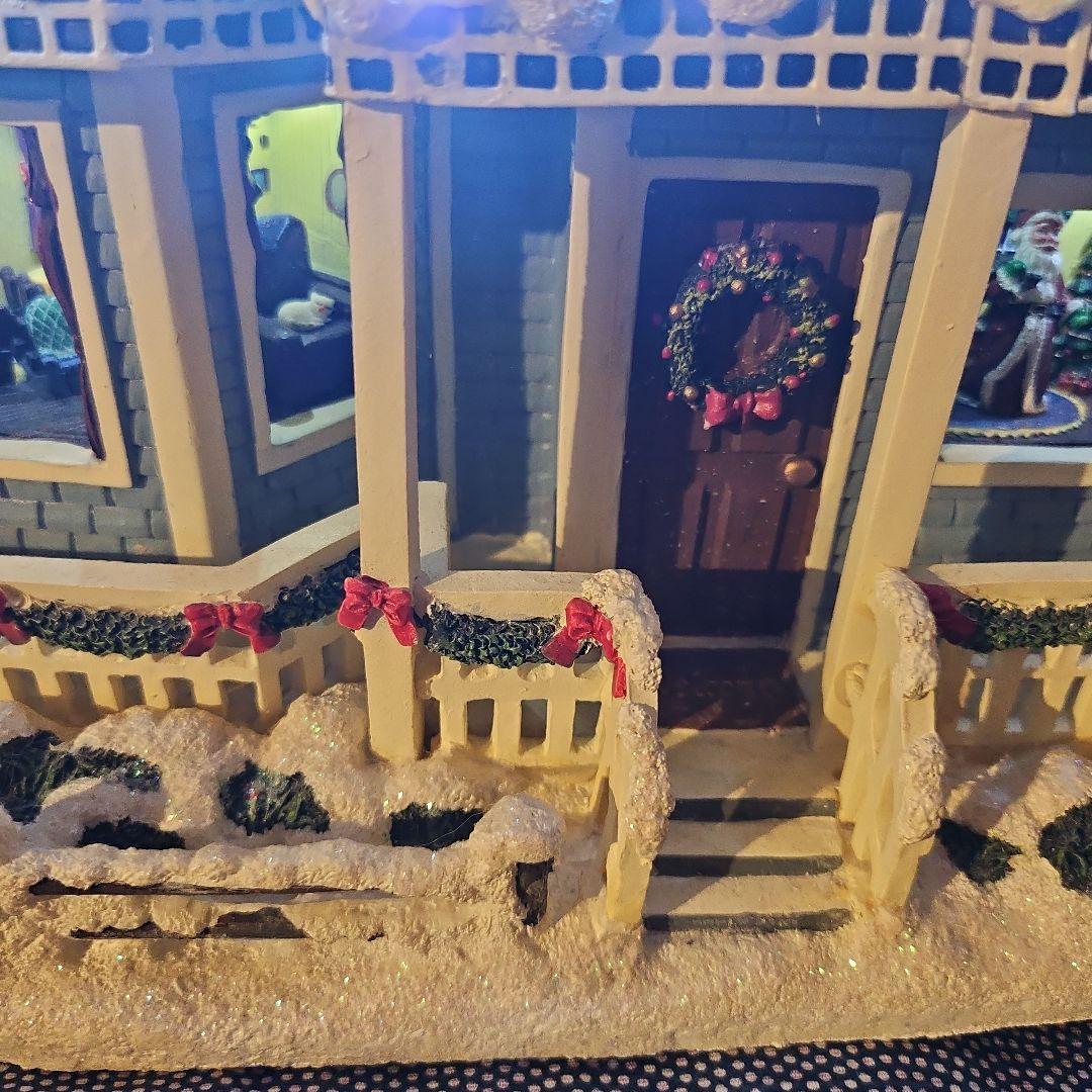 【美品稼働確認】トーマス・キンケード　クリスマス　ジオラマ　オーナメント