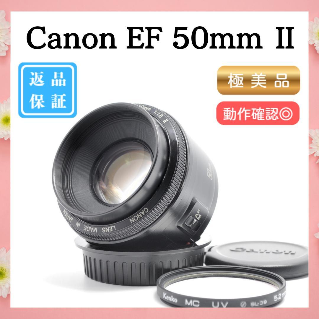✨人気レンズ 極美品✨Canon EF 50mm II 単焦点レンズ